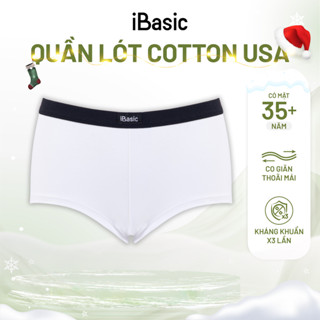  Quần lót nữ boyshort cotton USA iBasic cạp viền thể thao năng động PANY104 