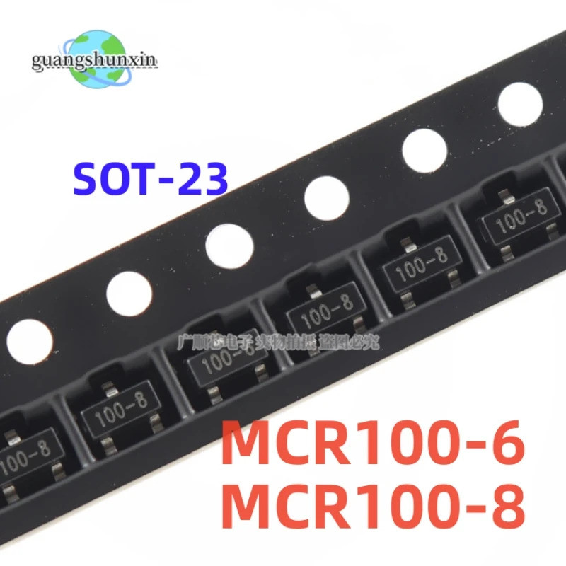 Bộ 50 MCR100-6 SOT-23 MCR16 100-6 1A 400V MCR100-8 SOT-23 MCR100 100-8 MCR1006 Chip IC mới và nguyên