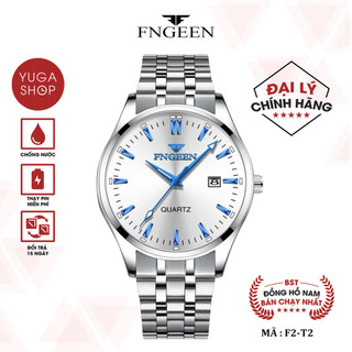  Đồng hồ nam FNGEEN F2 chính hãng dây thép không rỉ chống nước tốt kiểu dáng lịch lãm  