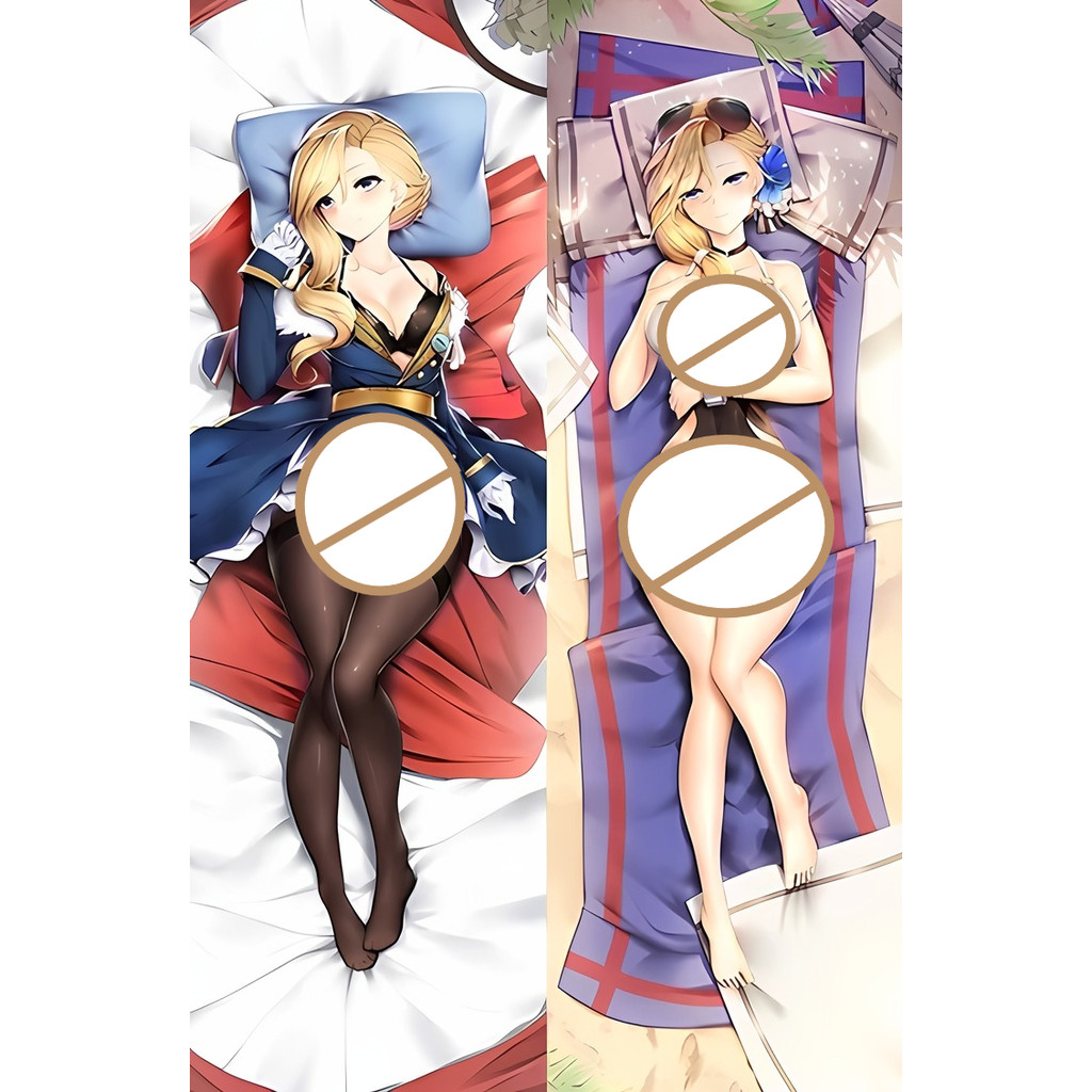 Anime Azur Lane HMS Hood Gợi Cảm Dakimakura Ôm Body Gối