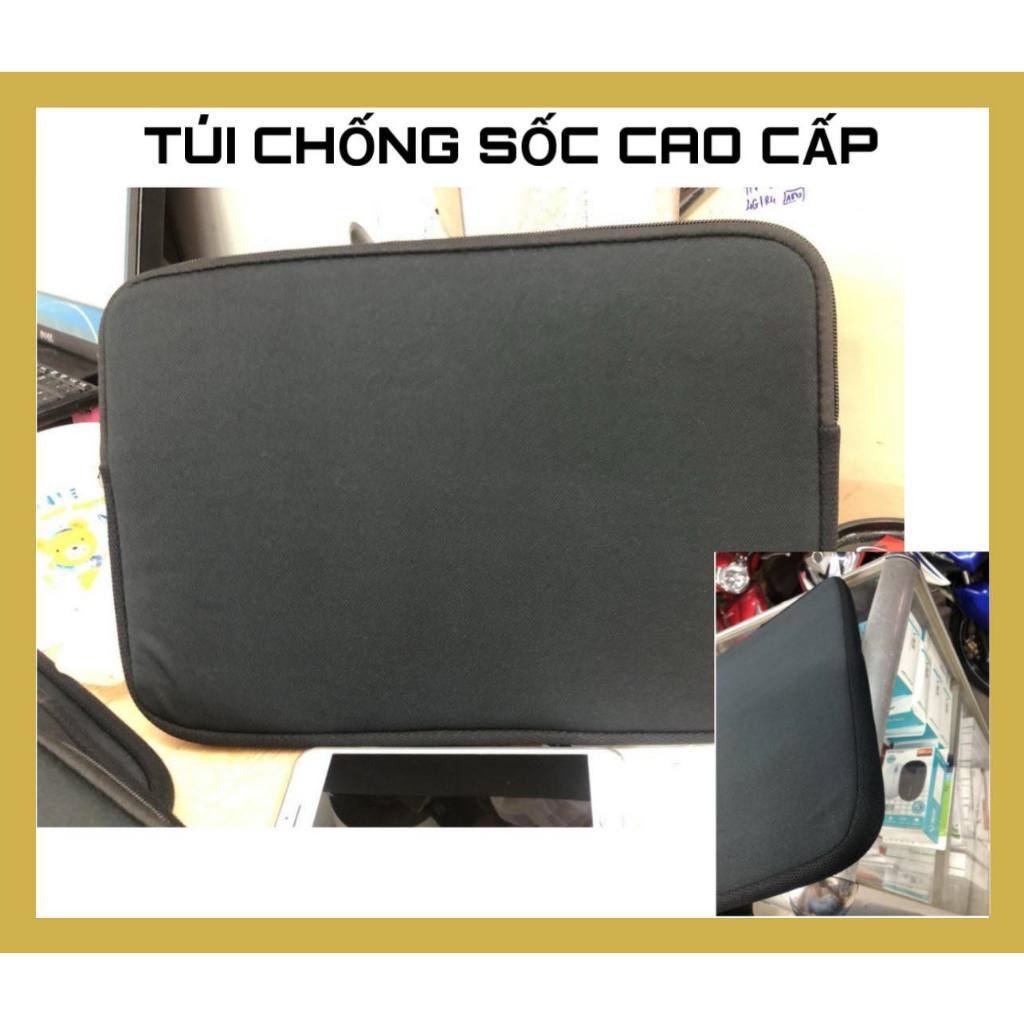 Túi chống sốc laptop Cao Cấp VẢI MỊN MÚT DÀY từ 10->17.3 inch - FULL SIZE - Chống Sốc 4 Góc