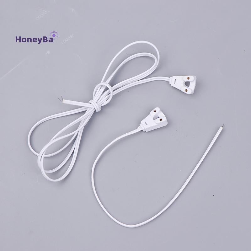 Honeybee1 10 Chiếc T8 Giá Đỡ Đèn T8 Đế Dây Đèn Hộp Dòng Đèn Ổ Cắm Cáp Cho T8 Ống Huỳnh Quang Đẹp