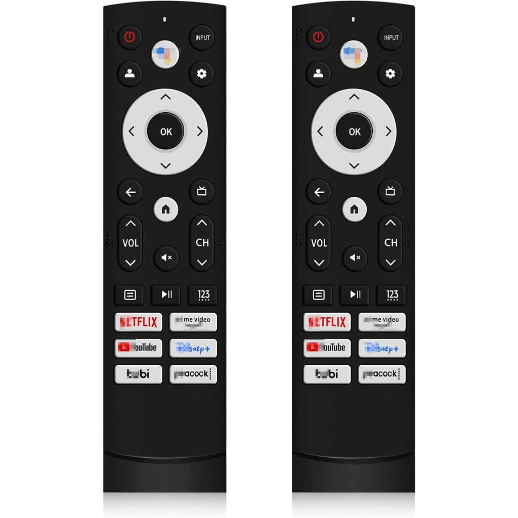 2 PC Điều Khiển Từ Xa Thay Thế Cho Hisense Smart Google TV Series, Cho UHD 4K ULED Google TV, Cho Mi