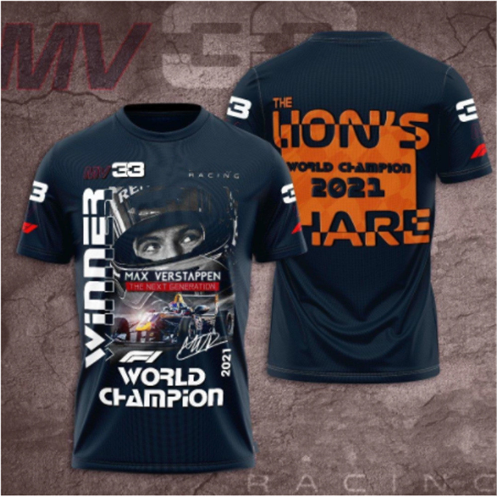 SA2 formula race Dutch racer verstappen F1 Dutch racing Fan Tay Ngắn no. 33