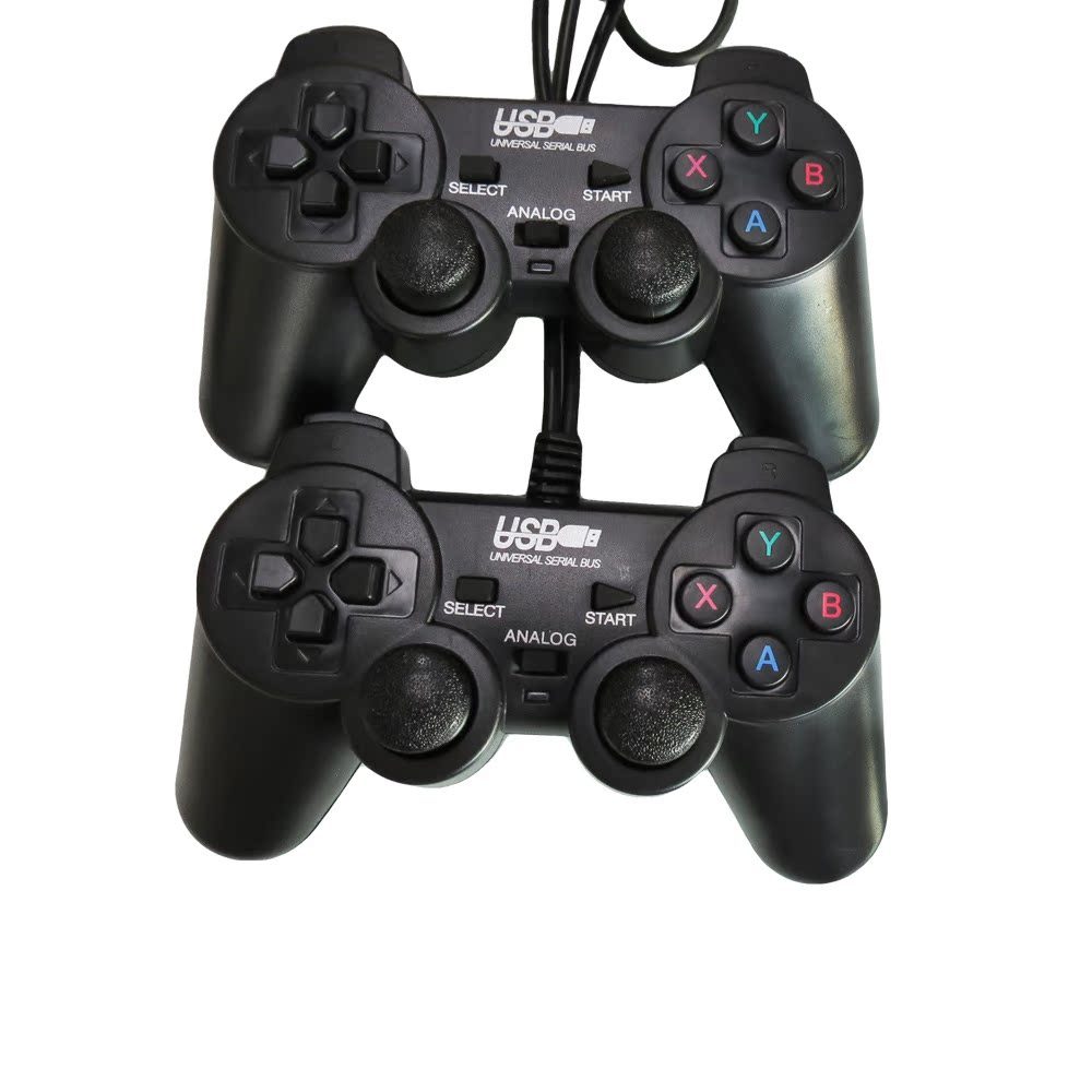USB Doubles PC TV Game Box Tay cầm chơi Game có dây ABXY Nút nhỏ
