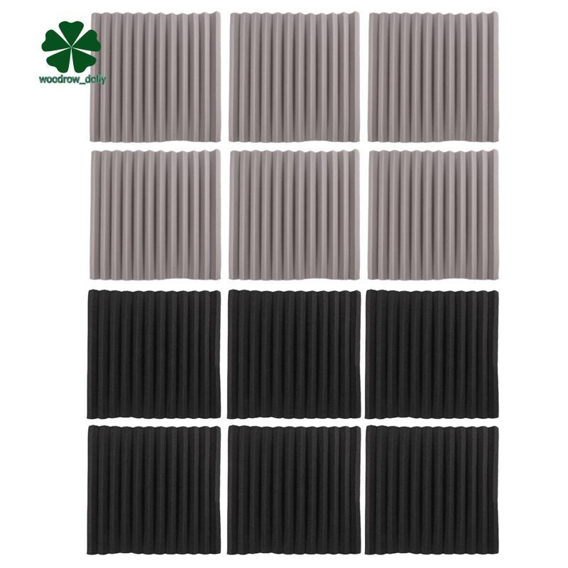 12 Chiếc Acoustic Foam Board, Studio Wedge Tile, Acoustic Foam Cách Âm Pyramid Studio Treatment Wall