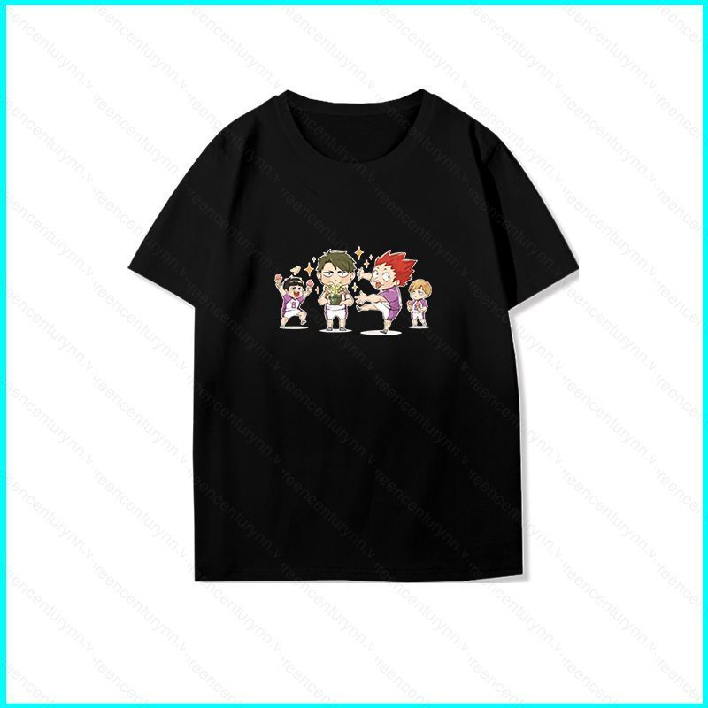 Áo Thun Cosplay Haikyuu Kenma và Nhóm Nekoma - Chất Liệu 3D