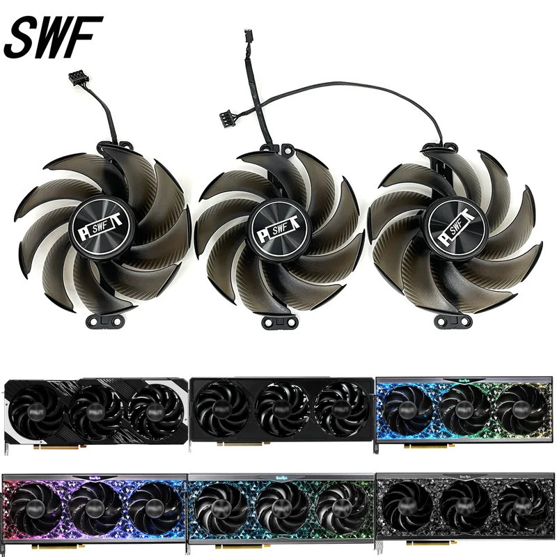 Quạt làm mát 90mm TH9520B2H-PCB01 cho Palit GeForce RTX 4070 Ti 4080 4090 GameRock GamingPro JetStre