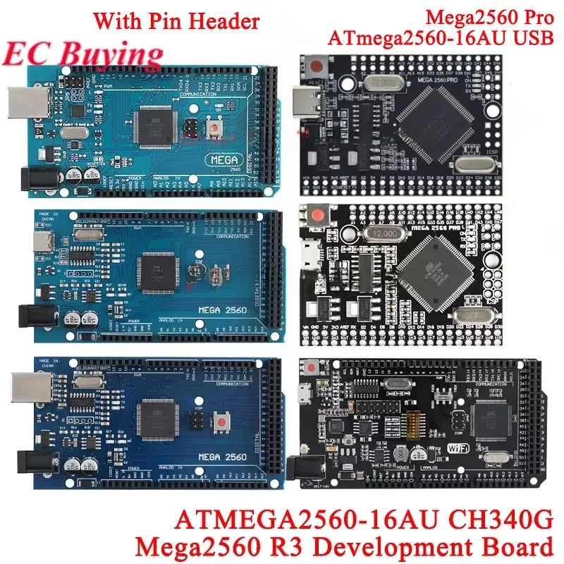 EC buying MEGA2560 MEGA 2560 R3 (ATmega2560-16AU CH340G) Pro Mini Mega WiFi AVR TYPE-C Mô-đun bảng p