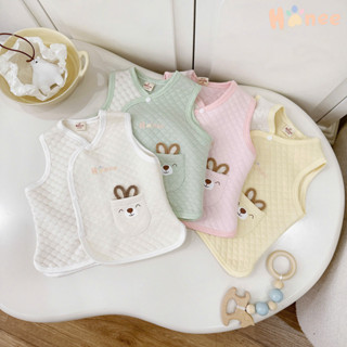  Gile bé trai bé gái sơ sinh chất Trần bông dầy dặn mềm mại ấm áp phối túi thỏ đáng yêu HE.GL25.1 