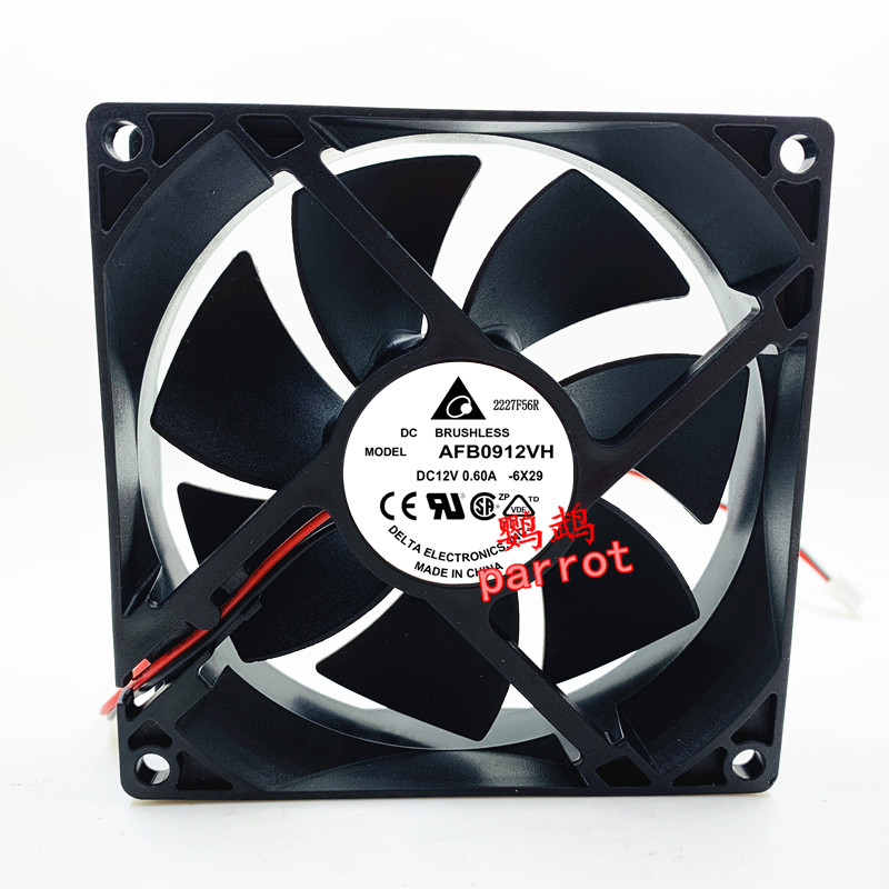 Quạt làm mát điều khiển bóng kép AFB0912VH DELTA 9025 0,60A 12V 2 dòng