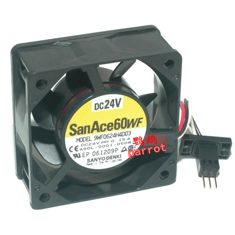 Quạt làm mát hệ thống Fenaco 9WF0624H4D03 6025 24V hoàn toàn mới A90L-0001-0508