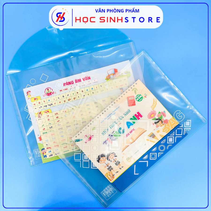 ( Combo 5/10 Cái Túi Cúc F4 E473 Eras ) Chất Liệu Nhựa Tốt, Cúc Bấm Chắc Chắn, Dùng Để Đựng Tài Liệu