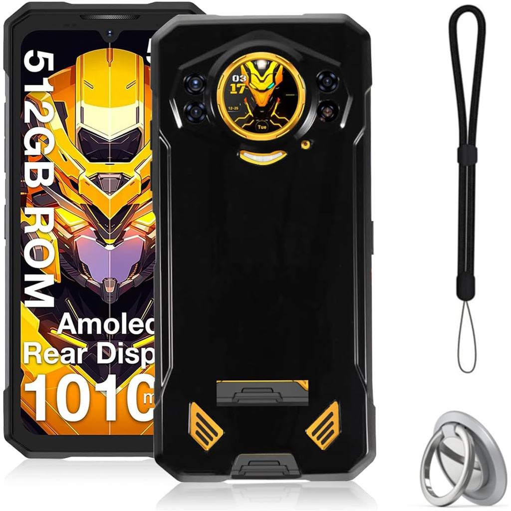 Ốp lưng cho DOOGEE S200 X (2025) / S200 / S200 Plus, Vỏ bảo vệ điện thoại, Chức năng đứng, Giá đỡ có