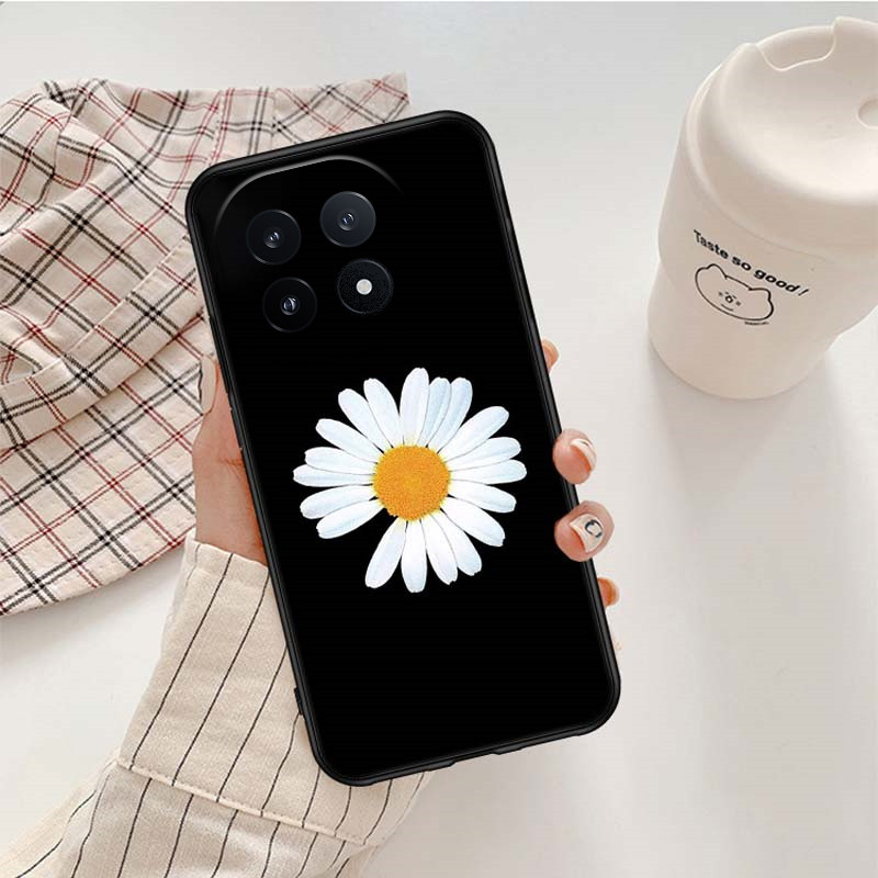 Ốp điện thoại mới Vivo igoo 15 Ốp lưng hoạt hình thời trang hoa cúc Đứng chống bụi mịn cho ốp lưng V