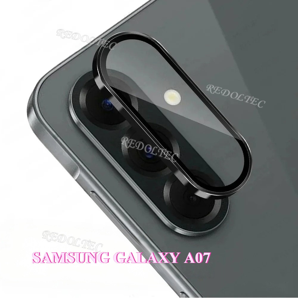 Dành Cho Samsung Galaxy A07 A07 LTE Vòng Kim Loại Bảo Vệ Ống Kính Máy Ảnh SamsungA07 Kính Cường Lực 