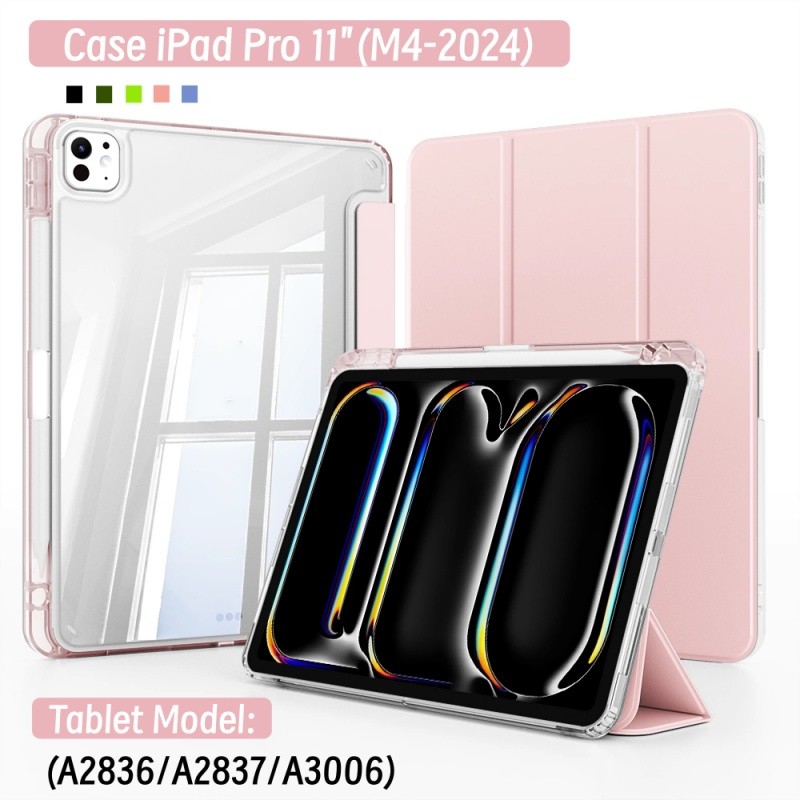 Ốp điện thoại Cho iPad Pro 11 inch M4 2024 TPU Mềm Dành Cho iPad Pro 11 "M4 / M5 Tự Động Đánh Thức /