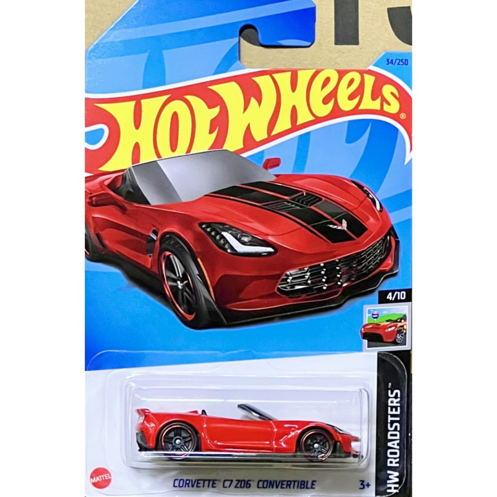 HotWheels HotWheels HotWheels C7 Supercar Red CORVETTE C7 Z06 34 23BC