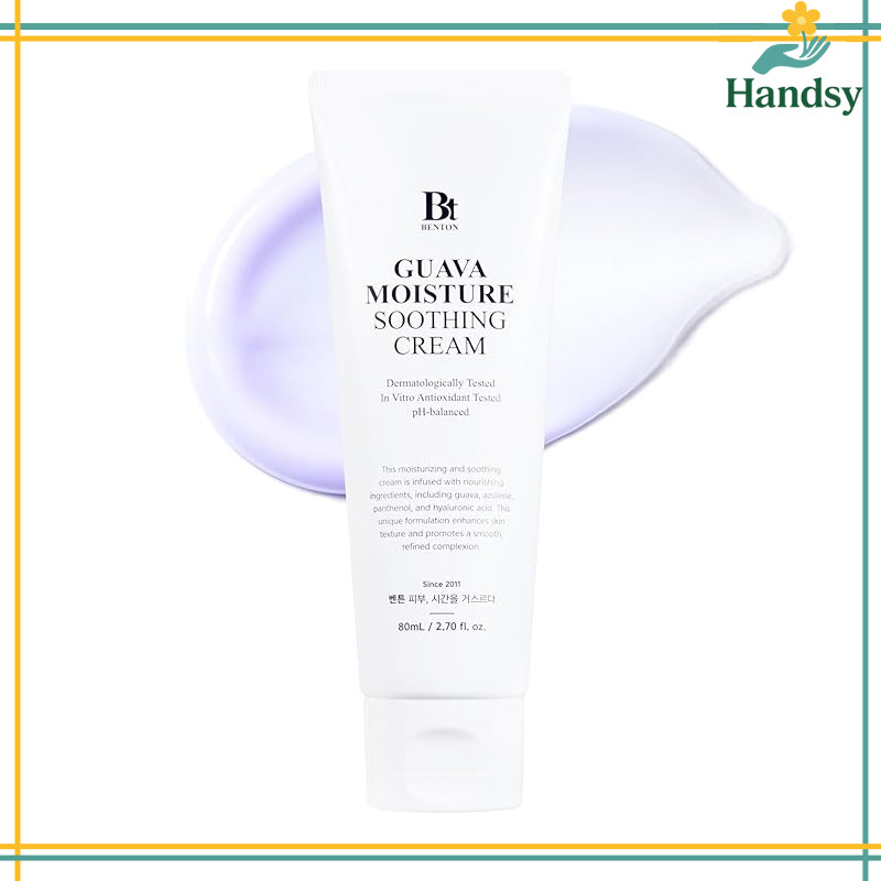 BENTON Guava Moisture Cooling Cream - Soothing and moisturizing effects for dry and sensitive skin, 