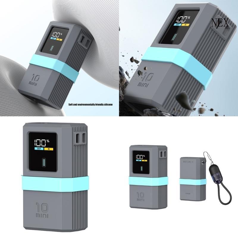 NEX Cho 10 Mini 10000mAh PB1055 55W Energy Bank Bảo Vệ Vỏ Silicon Chống Sốc