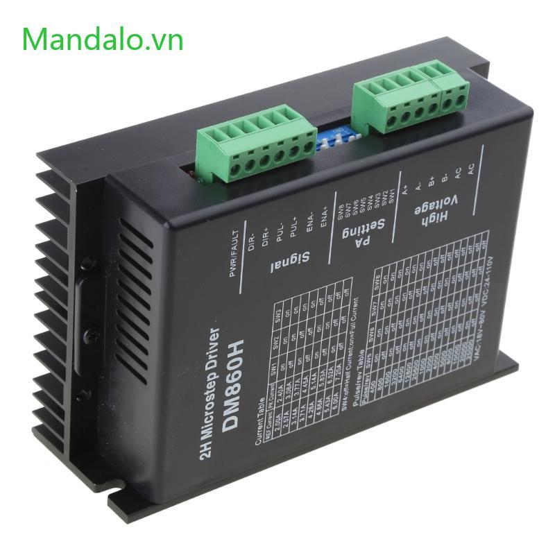 Met Stepper Motor Driver Cintroller DM860 DM860H Microstep Brushless cho DC Stepper Motor cho Shell 
