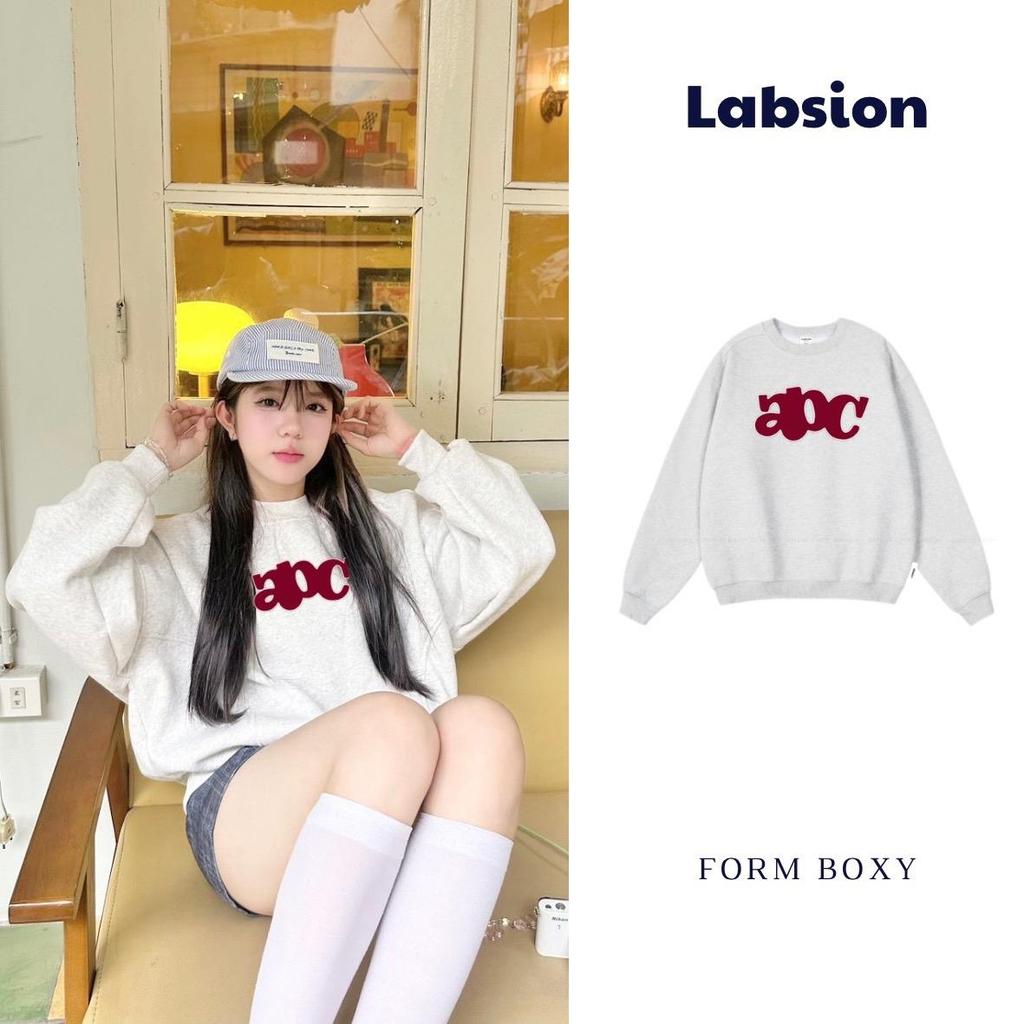 LABSION BOXY sweatshirt with ABC pattern