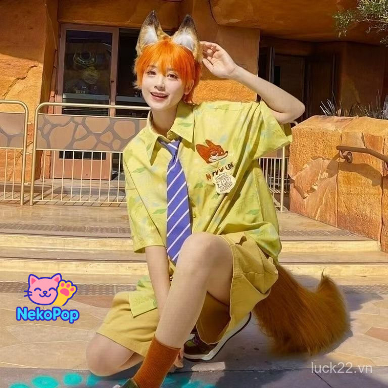 Ao sơ mi mori tribe nam nữ, in hình động vật, màu xanh, phù hợp cho mùa hè