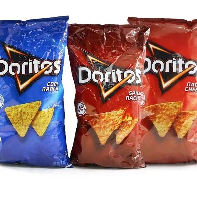 Phiên bản Mỹ Doritos / Doritos / Doritos Phô mai cay Hương vị trang trại Ngô Khoai tây chiên Thực ph