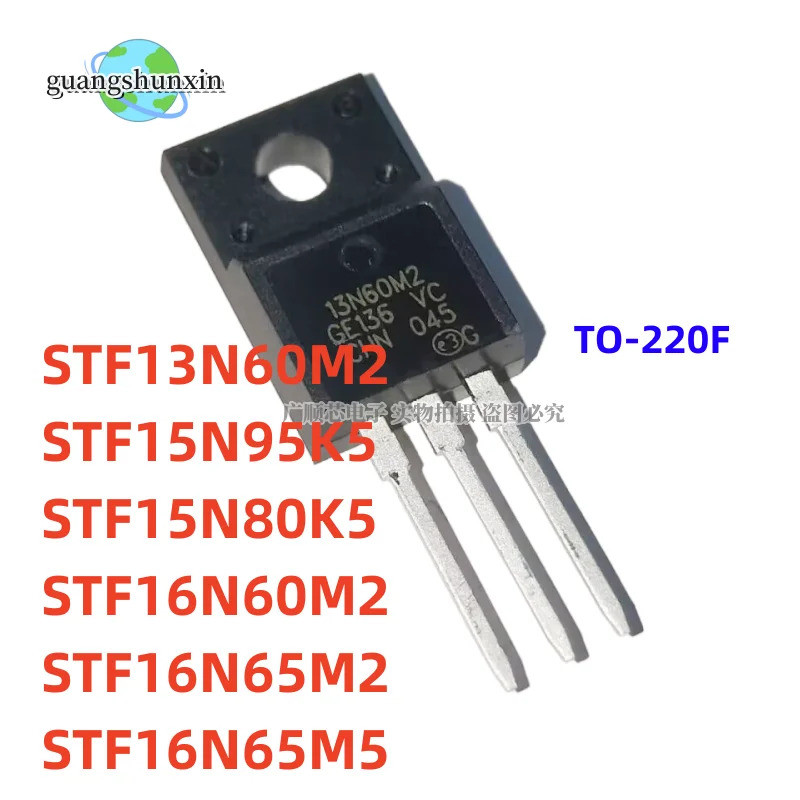 10 chiếc TO-220F STF13N60M2 STF15N95K5 STF15N80K5 STF16N60M2 STF16N65M2 STF16N65M5 13N60M2 15N80K5 1