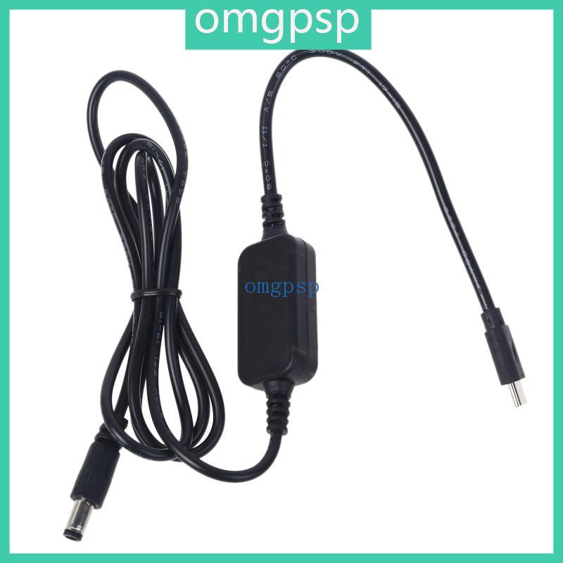 OMG USB C PD Type C Male to Male 5 5 5x2 1mm Cắm Cáp 12V 20V Cho Wifi Router Bộ Kết Nối Nguồn Adapte