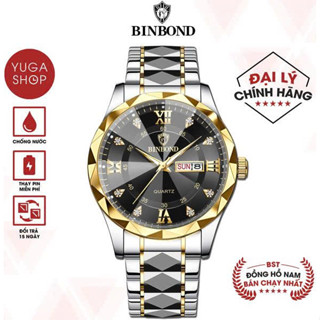  Đồng Hồ Nam BINBOND I22 Kính Chóp Cực Sang Chảnh Kiểu Dáng Thời Trang Siêu Hot 