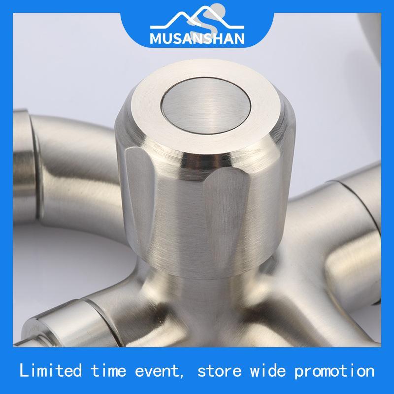 Vòi củ sen lạnh đa năng 2 đầu xả inox 304 ren 21 Hobby Home Decor CS2