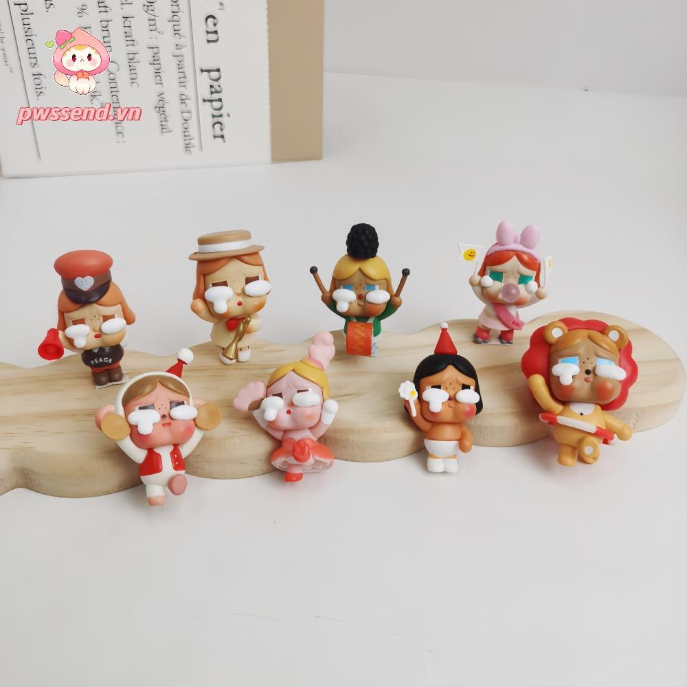 PWSSEND Đồ trang trí Mini, Popbean Crying Parade Series Crybaby Box, POP MART Crying Cruising Series