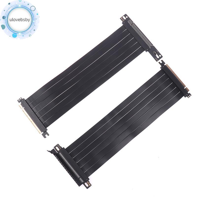 Ulovebsby Full Speed PCIE 3.0 4.0 16x Cáp Riser Card Đồ họa Cáp nối dài PCIE Express GPU Mở rộng Car