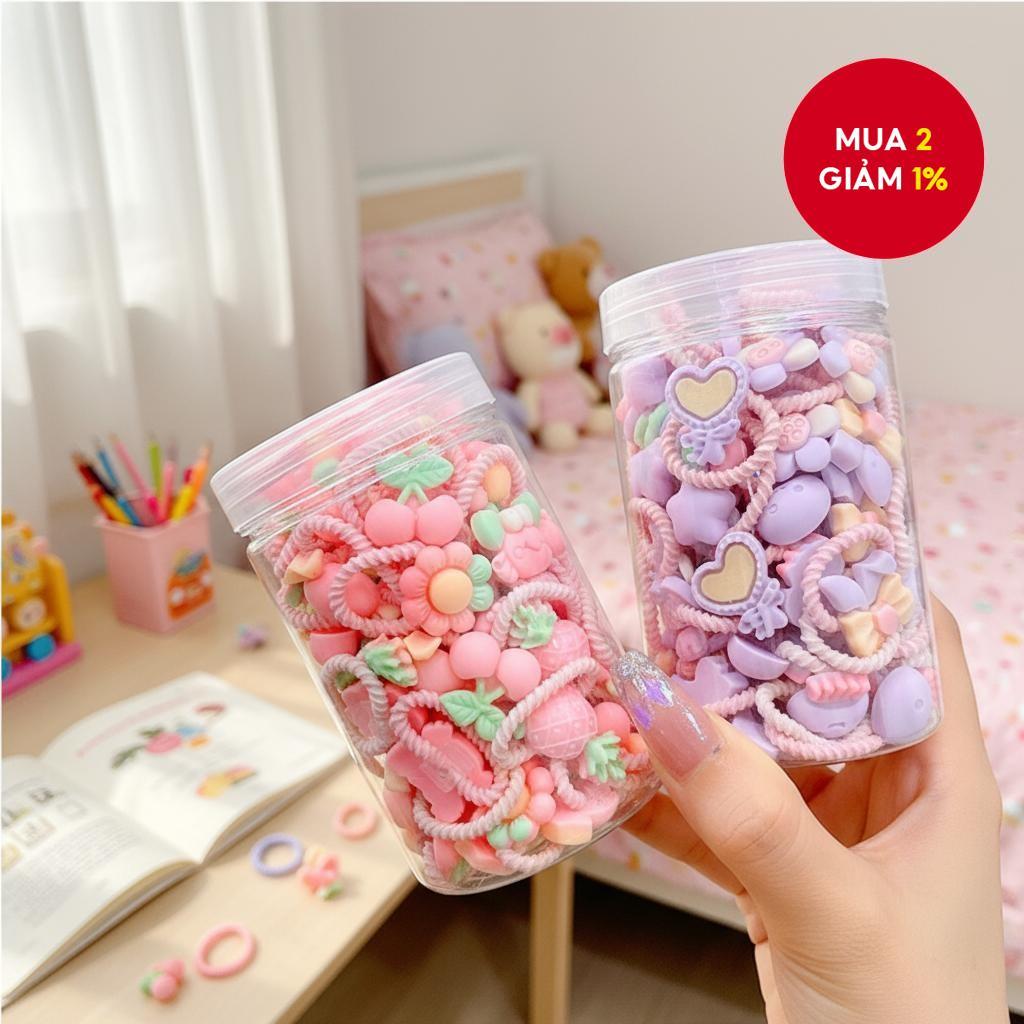 Dây buộc tóc không gây tổn thương cho bé – Dây thun mềm mại cho bé gái, dây buộc tóc nhẹ nhàng cho t