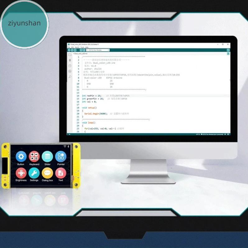 Ziyunshan ESP32 Ban Phát Triển 2.4 Inch Cảm Ứng LCD TFT Module 240x320 Độ Phân Giải WIFI LVGL GUI Ch