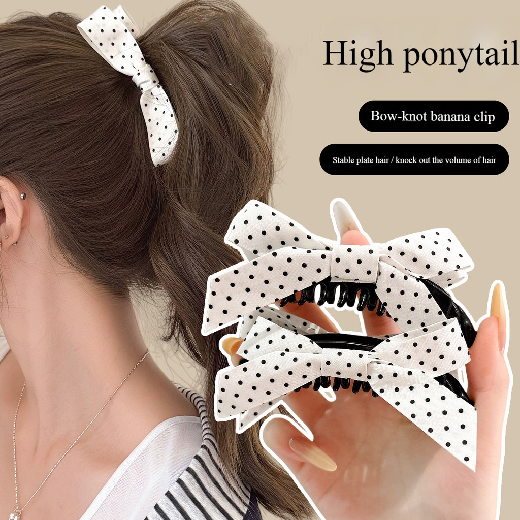 Kẹp đuôi ngựa Bow Banana 2025 Kẹp đuôi ngựa chất lượng cao