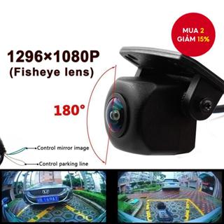  Hd 1296x1080P 180 Độ Ống Kính Mắt Cá Tầm Nhìn Ban Đêm Xe Phía Sau Camera Ngược Cho Màn Hình Ô Tô Hoặc Android DVD 