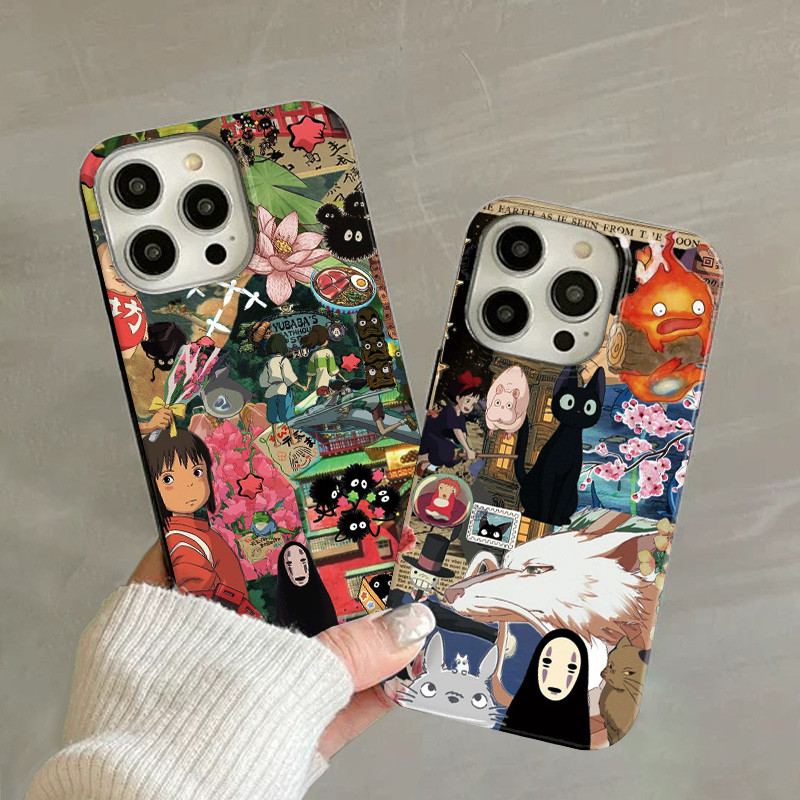 Studio Ghibli Ốp Lưng Cho Infinix Smart 9 8 7 Hote 9 Play 10 Play Hot 50i 40i Vỏ Mềm TPU Bóng Bảo Vệ