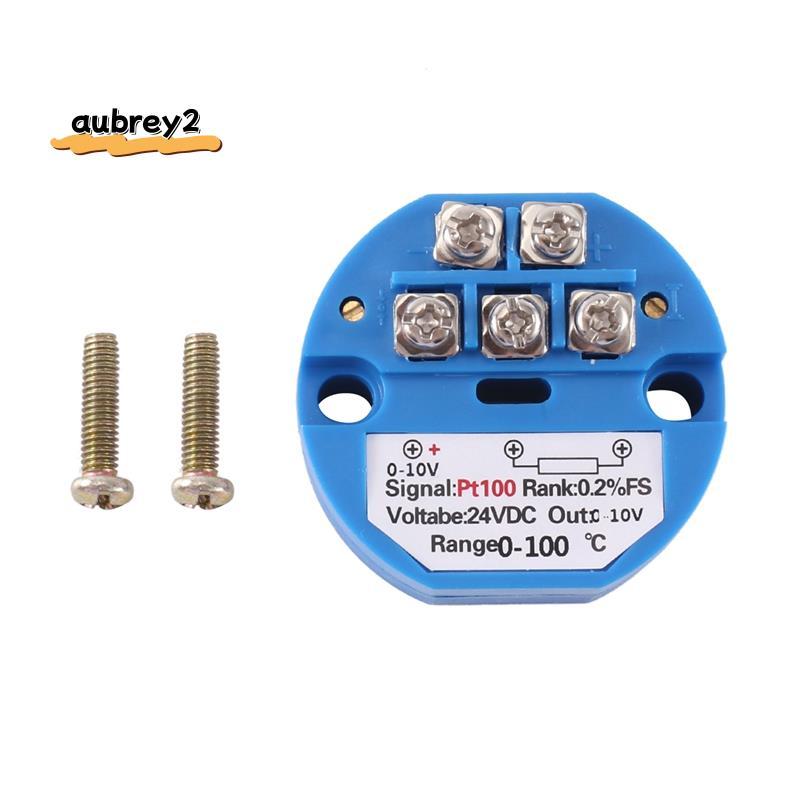 PT100 Loại sang 0-10V 0-100 độ RTD Đầu vào 0-10 một đầu ra DC24V Bộ phát nhiệt độ chịu nhiệt