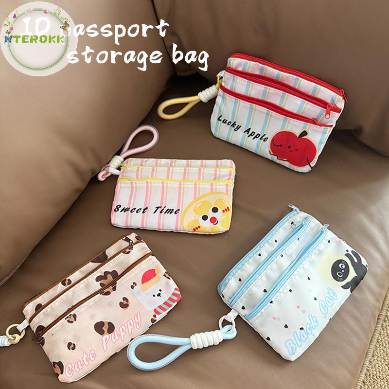 TEROKK Ví đựng hộ chiếu du lịch Ví đựng thẻ ID chống nước cho vé máy bay Vé máy bay Visa Boarding Pa