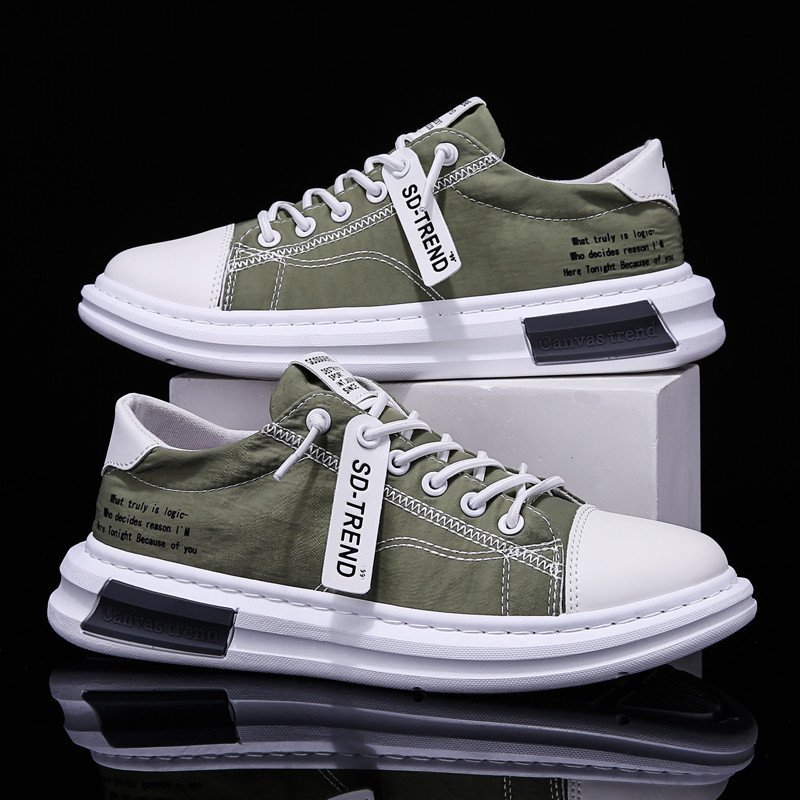 Canvas Shoes Korean Version Breathable Men's Shoes Umbrella Fabric Men's Ice Silk Trendy Shoes