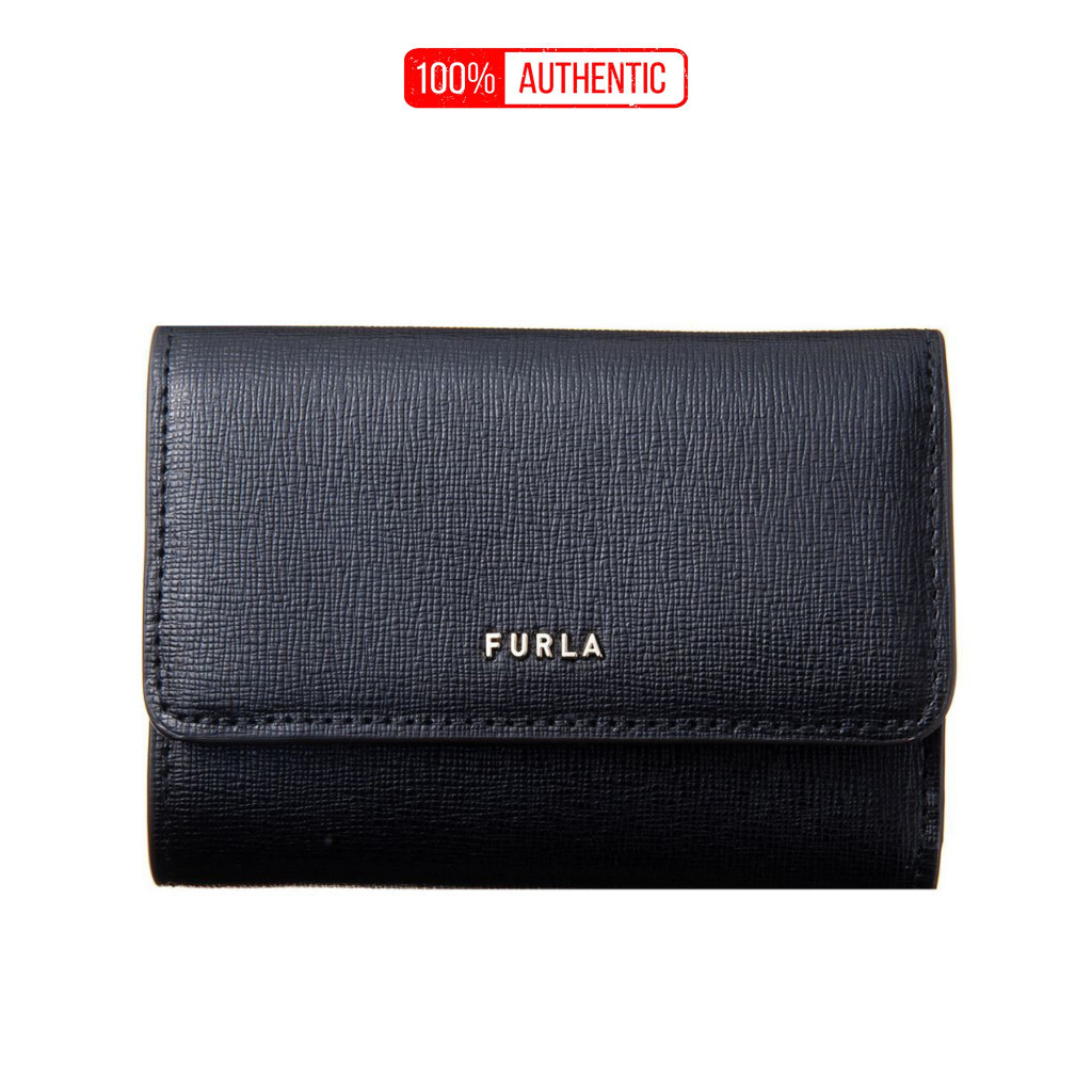 Ví Furla nữ đen dạng gập PCZOUNO B30000