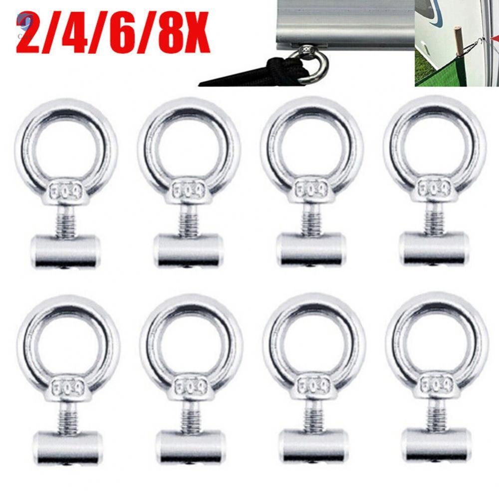 ⚡WDFU⚡2-8*Stainless Steel Awning Rail Stoppers 6mm Stops Motorhome Campervan Caravan