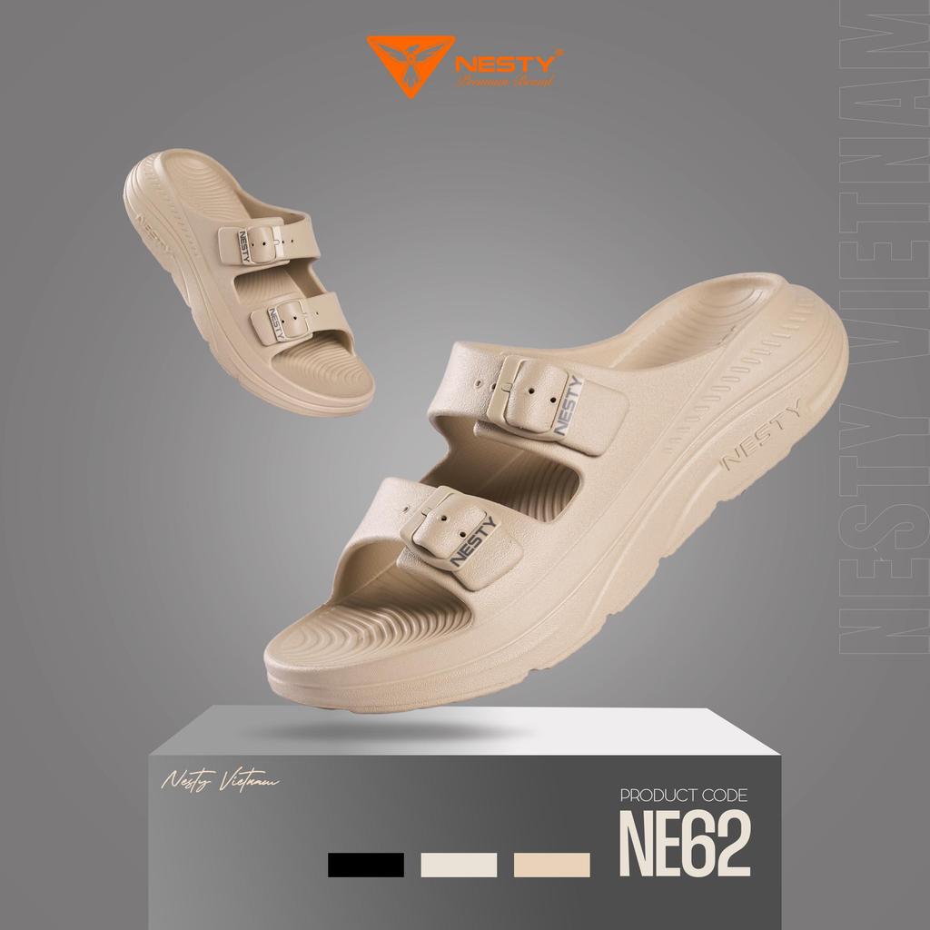 Dép Hai Quai Ngang Unisex Nesty Đúc Nguyên Khối Cao 4cm, Chất Liệu Eva Nhẹ, Chống Thấm Nước NE62