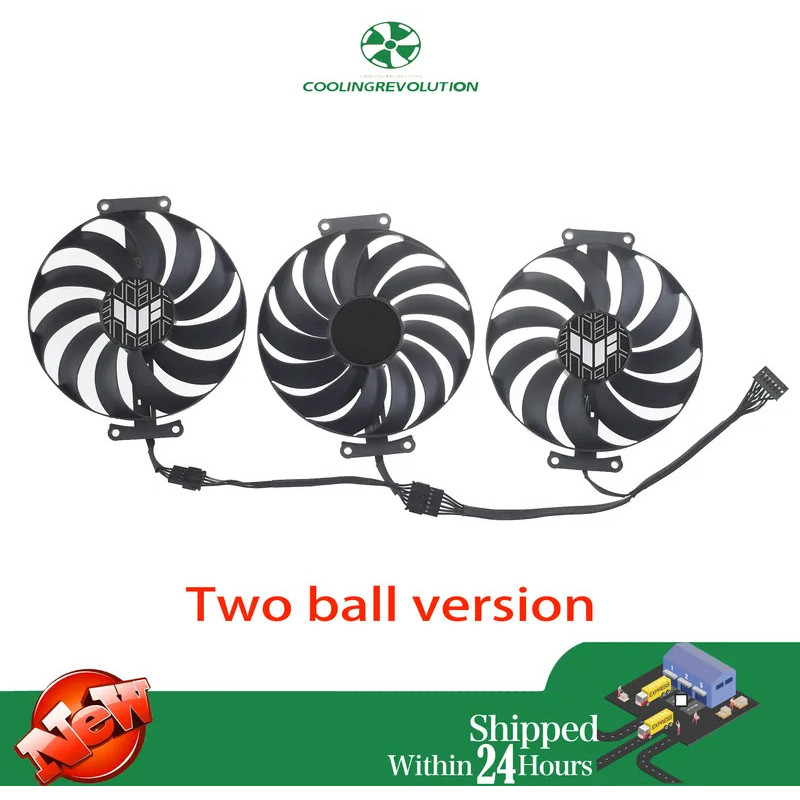 95MM RX6700XT RX6800 RX6900XT Quạt Đồ Họa Cho ASUS TUF Gaming Radeon RX 6700 XT RX 6800 XT RX 6900 X