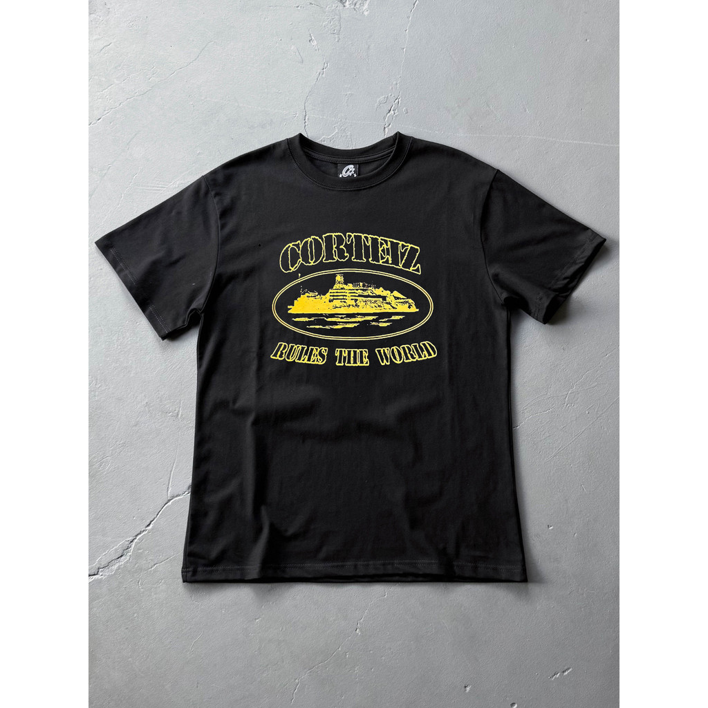 MFQP Corteiz Luminous short sleeves Street Hip-Hop Island Luminous Print Short Sleeve T T-shirt Men'