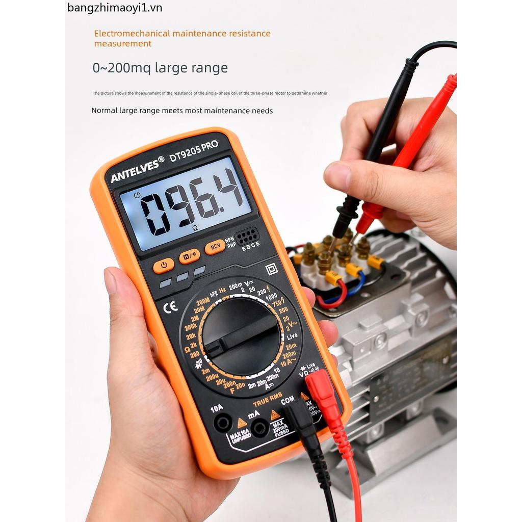 DT9205 PRO Đồng Hồ Vạn Năng Độ Chính Xác Cao Đốt Cháy Đa Năng Điện Chuyên Dụng Di Động Mới Hộ Gia Đì