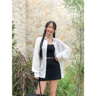   Chân váy đen kaki ngắn form chữ A THE CIU - Zelda skirt 