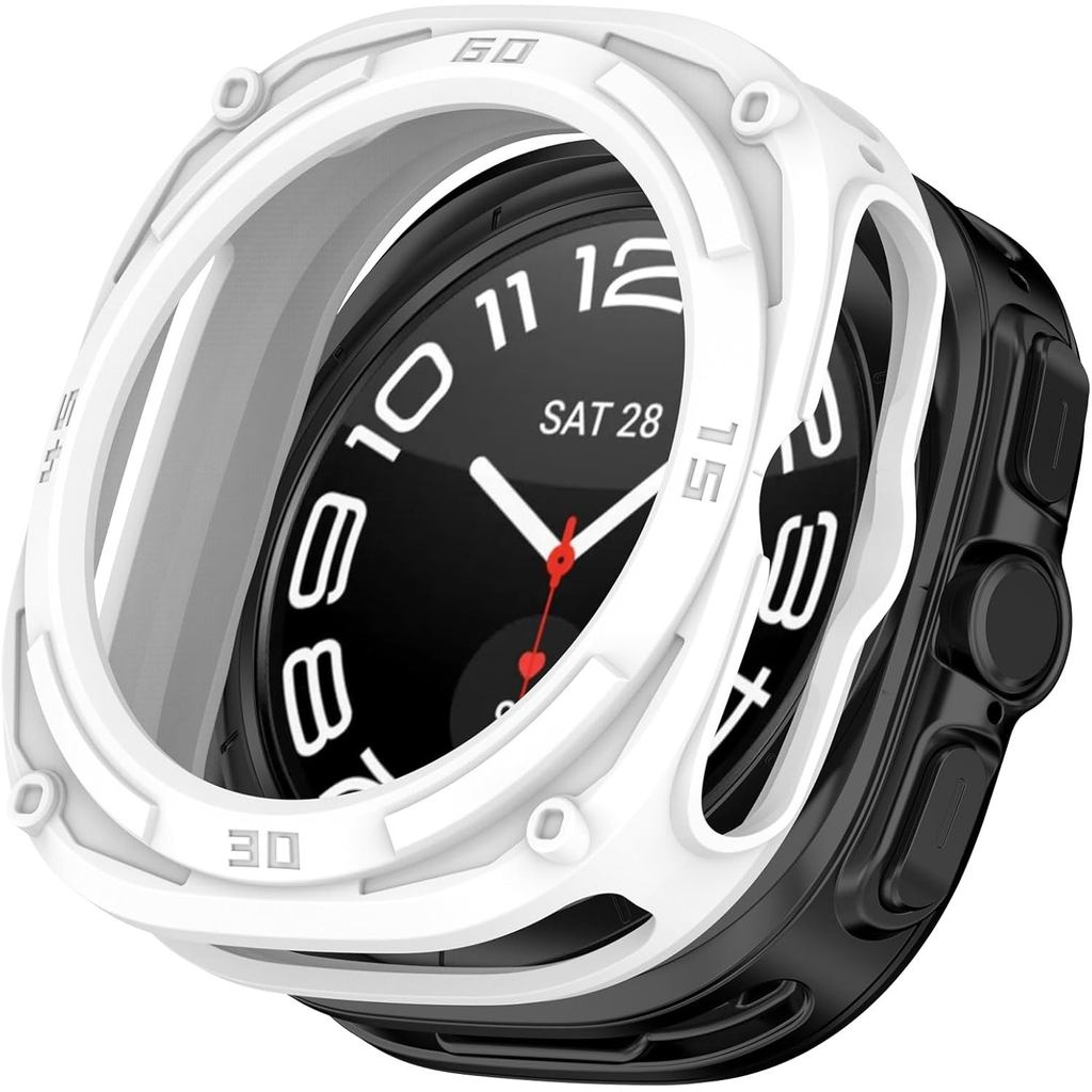 FitTurn cho Samsung Galaxy Watch Ultra 47mm (2024) / Ultra 2 47mm 2025 Phụ kiện ốp lưng, Ốp lưng PC 